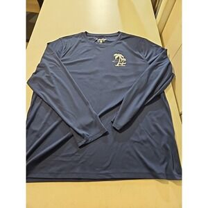 Chubbies "The Weekend Has Arrived" Long Sleeve Performance Shirt Blue XXL (A1161